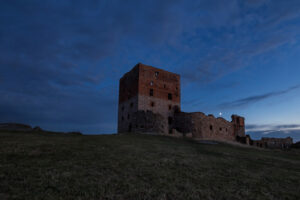 Hammerhus Castle after sunset