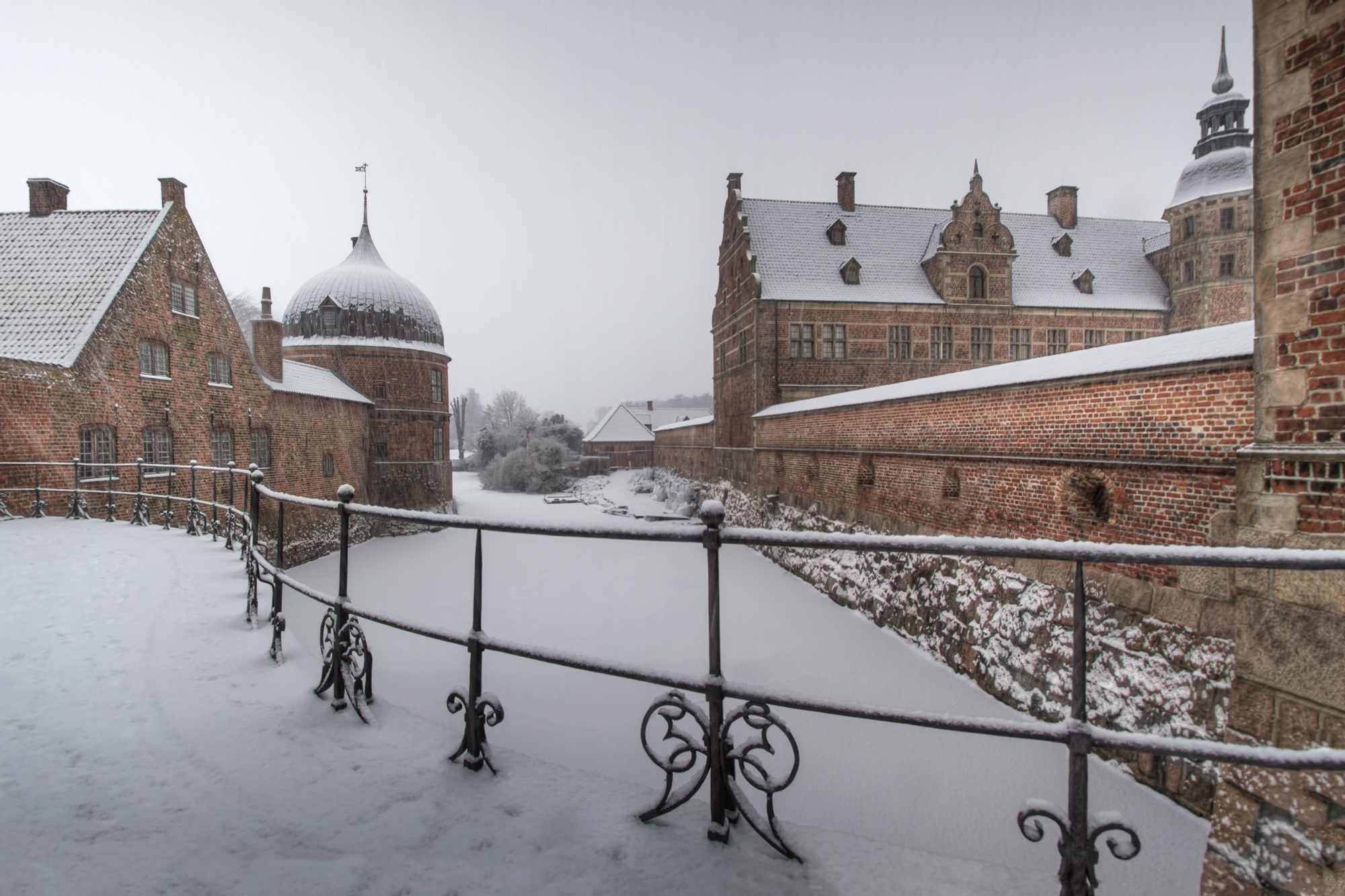 Frederiksborg Castle in winter. #4747