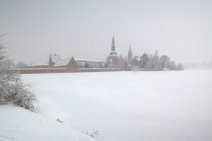 Frederiksborg Castle in winter. #4781