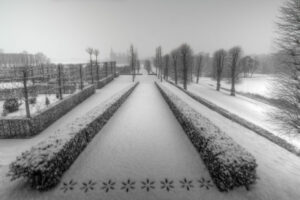 Frederiksborg Castle park in winter. #4673