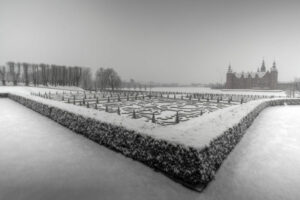 Frederiksborg Castle park in winter. #4678