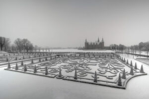 Frederiksborg Castle park in winter. #4680
