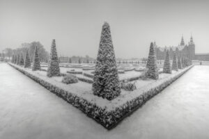 Frederiksborg Castle park in winter. #4688